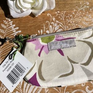 NWT Vera Bradley Zip Top Coin Purse